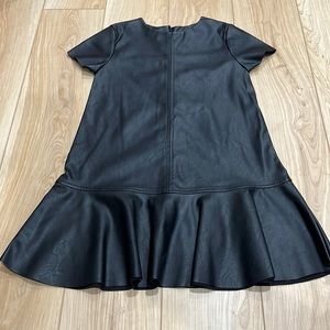 Zara Girls Faux Leather Dress